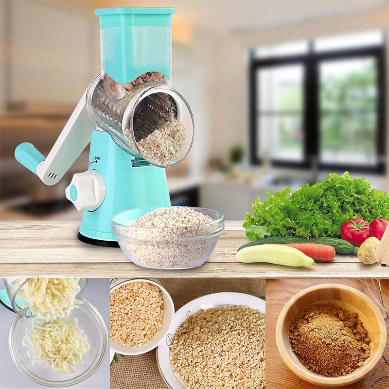 SpinSlice™ - Schnelles, sicheres und perfektes Schneiden und Reiben!