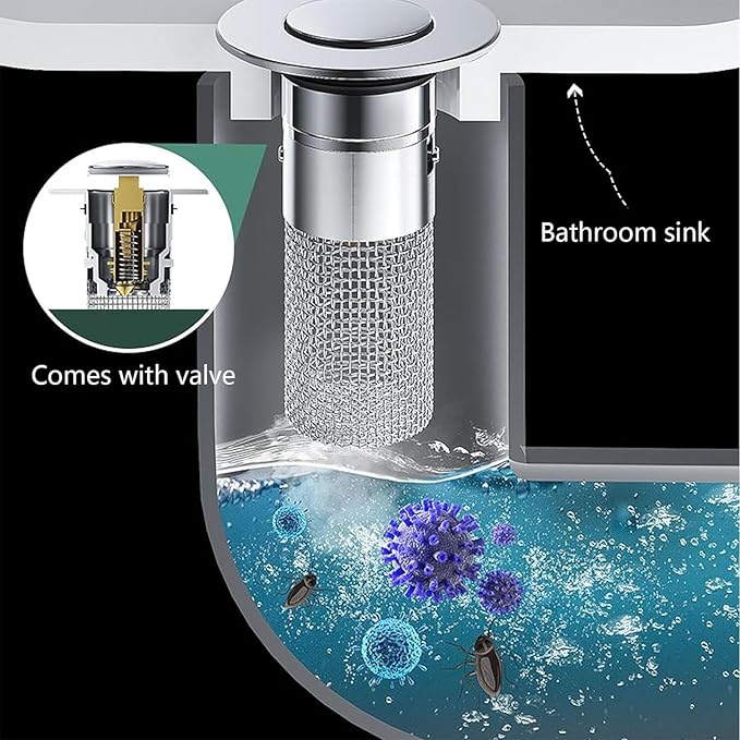 Universal-Ablassschraube™ - Bodenablauffilter aus Edelstahl