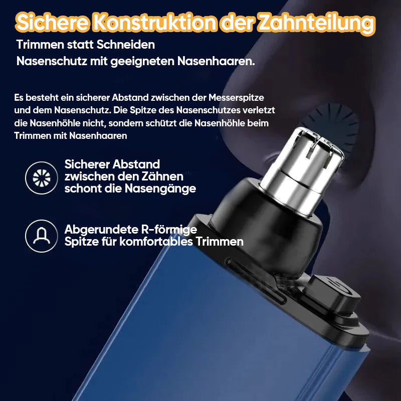 Tragbarer Nasenhaartrimmer™ - Schnelles Trimmen an jedem Ort!