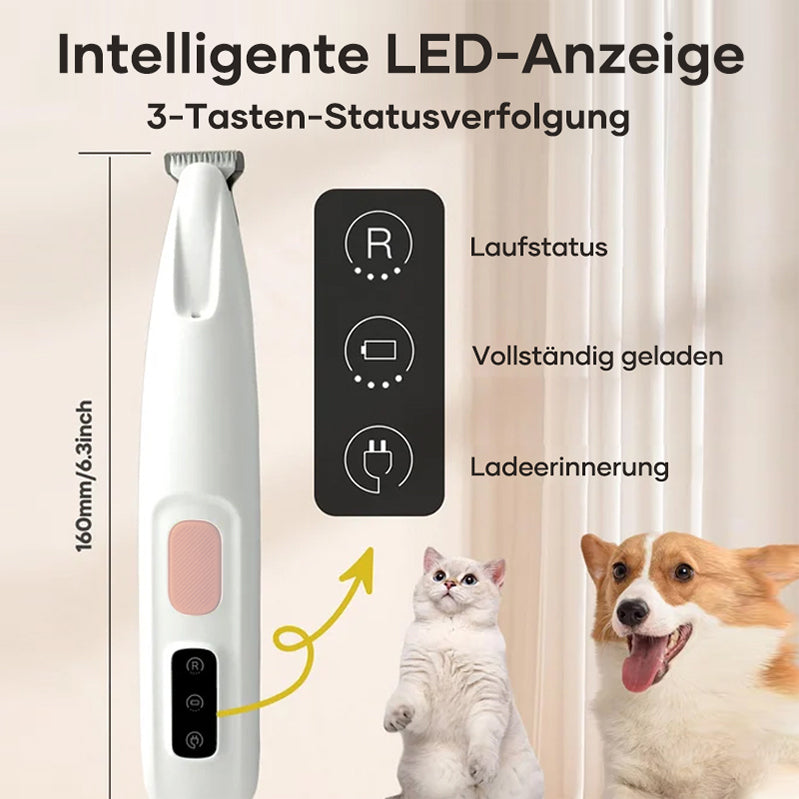 1+1 GRATIS | Haustierhaarschneider mit LED-Licht™ - Effiziente und stressfreie Fellpflege für Ihr Haustier!