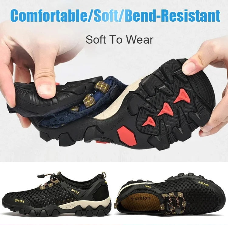 Outdoor-Schuhe™ - Wasserdichte und atmungsaktive Herrenschuhe