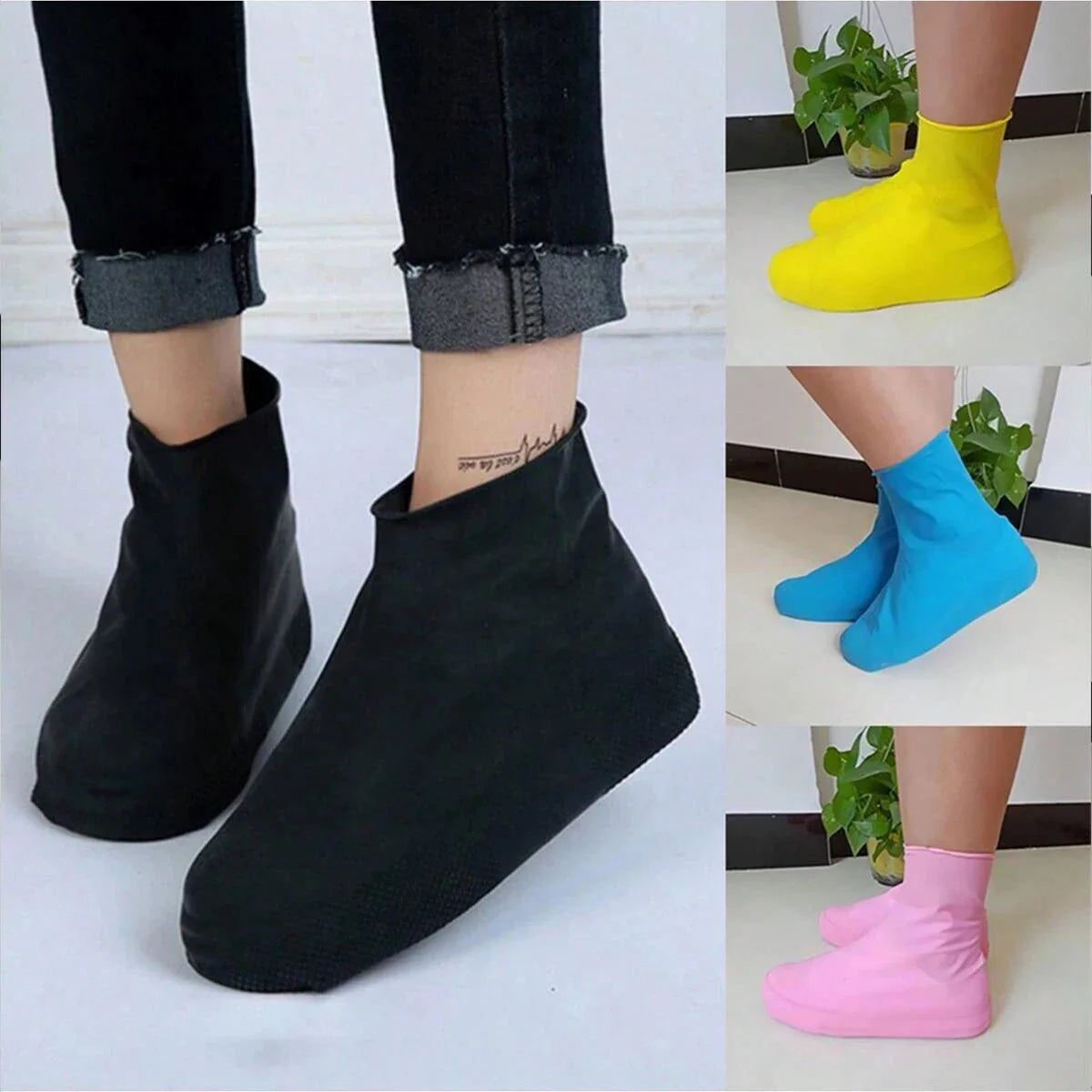 1+1 GRATIS | Wasserdichte Überschuhe™-Abdeckung, Schutz vor Nässe, Schlamm oder schmutzigen Flecken