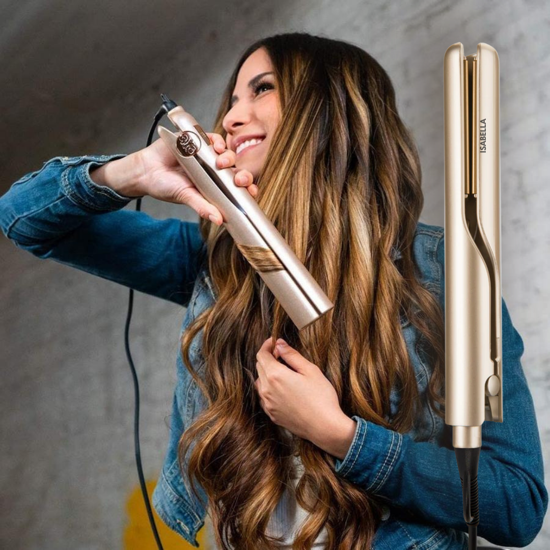 Isabella 2-in-1 Haarglätter™ - Das perfekte Werkzeug für jeden Look!
