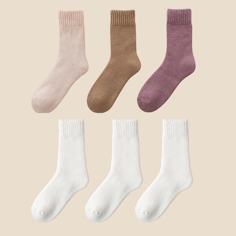 2+1 GRATIS | Kuschelige Unisex-Winter-Thermosocken aus Samt™ - Halten Sie Ihre Füße warm und stilvoll