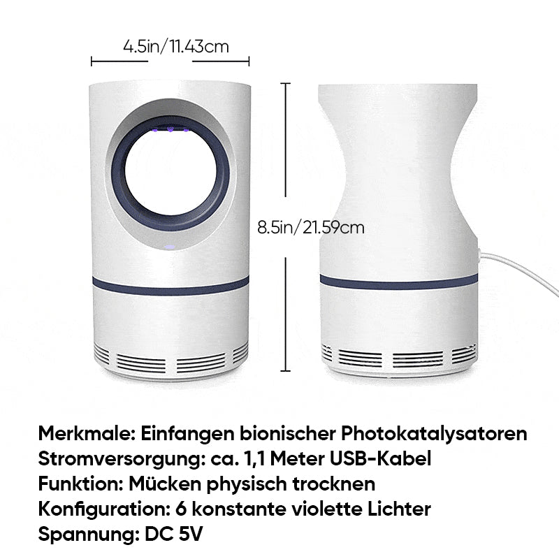 1+1 GRATIS | Mückenkiller-Falle™, Geräuschlose und effektive Mückenbekämpfung