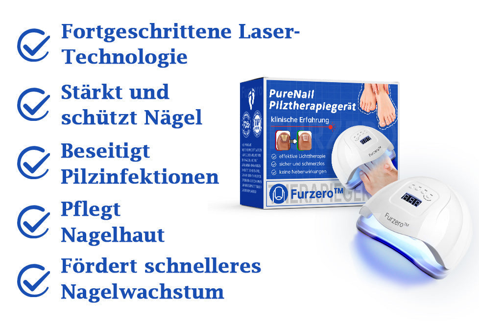 PureNail™ | Pilz-Lasertherapiegerät - Ihre Geheimwaffe gegen Nagelpilz