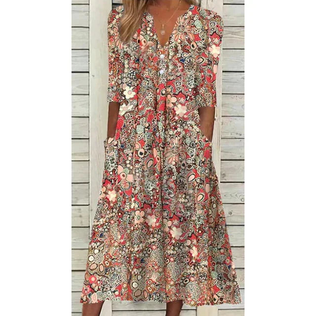 Lizzy | Damen Boho Kleid