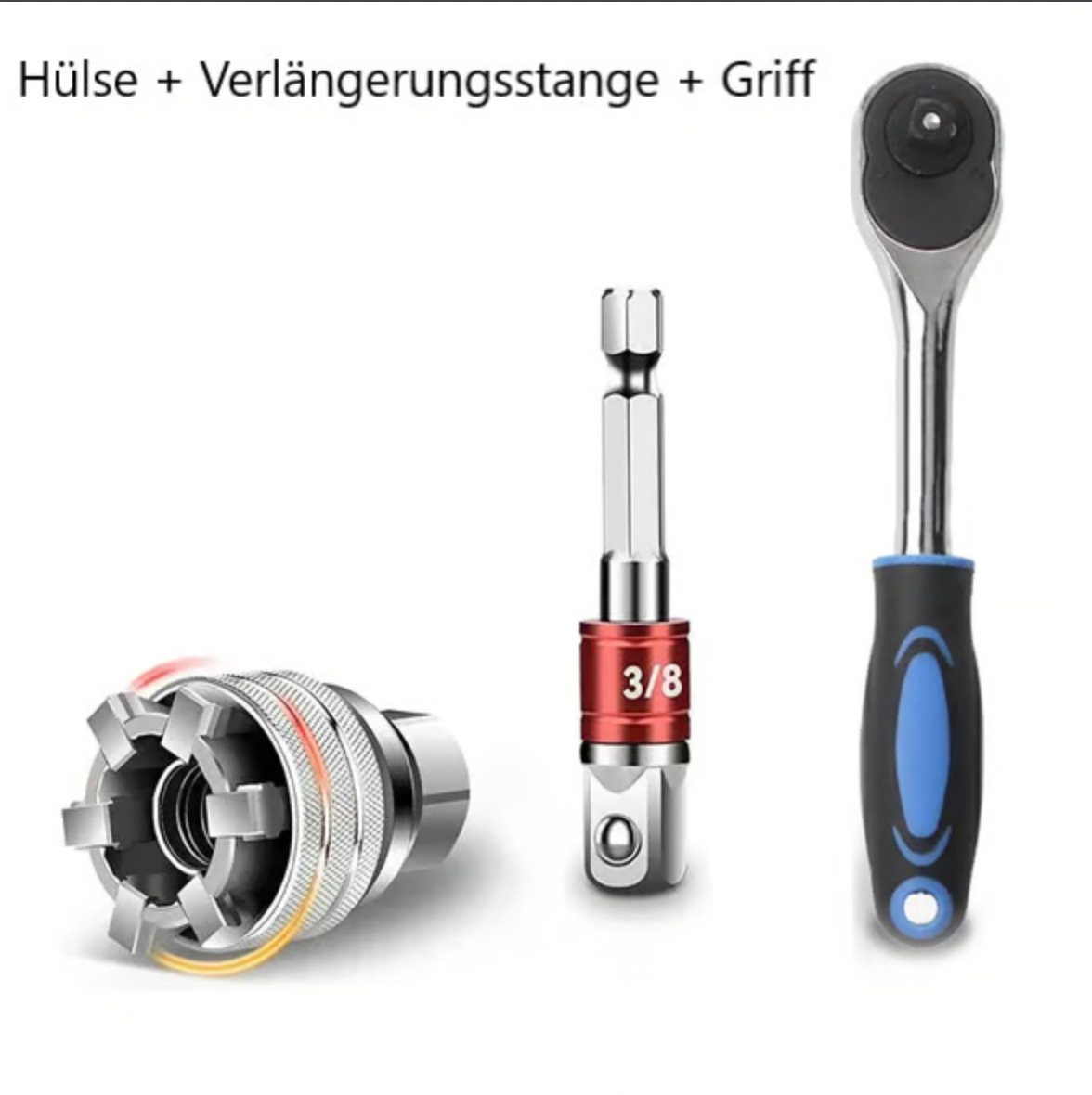 Multufunktionshülse Set™ - Ihr Alleskönner für jede Schraube!