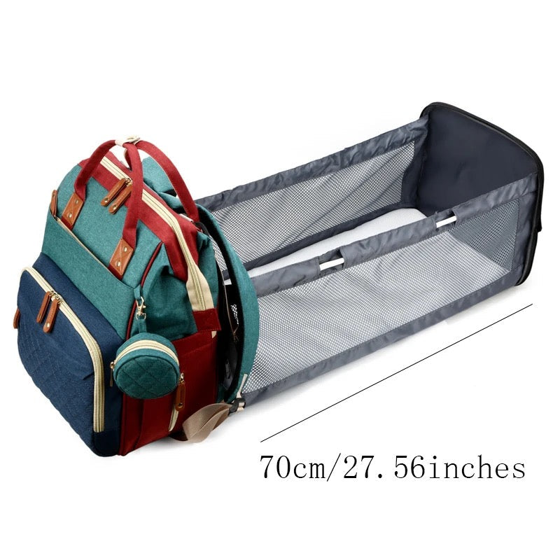 BedBag™ - Der 2-in-1 Wickelrucksack für stressfreie Eltern!