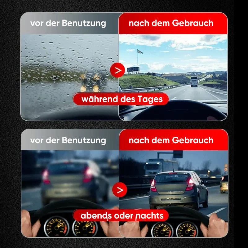 Ölfilm-Entferner für Windschutzscheiben™, Ölfilmfreies Fahren beginnt hier!