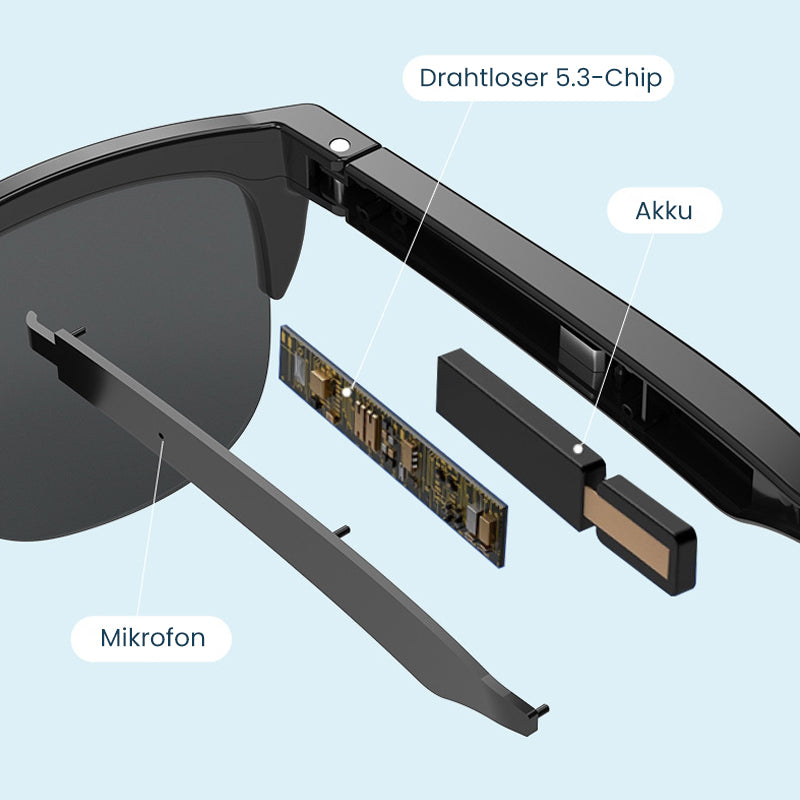 Intelligente Bluetooth-Brille™ - Kombination aus Stil, Komfort und Technologie!