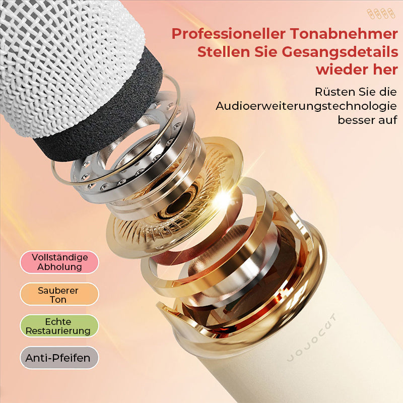 SoundPro™ - Tragbarer Bluetooth-Lautsprecher mit kabellosem Mikrofon