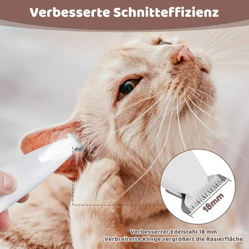 1+1 GRATIS | Haustierhaarschneider mit LED-Licht™ - Effiziente und stressfreie Fellpflege für Ihr Haustier!