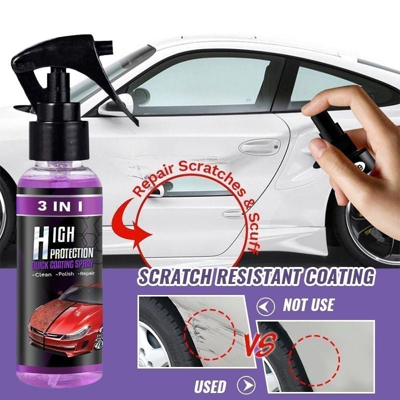 1+1 GRATIS | Auto-Beschichtung Spray 3 in 1™ - Reinigen, Polieren und Reparieren!