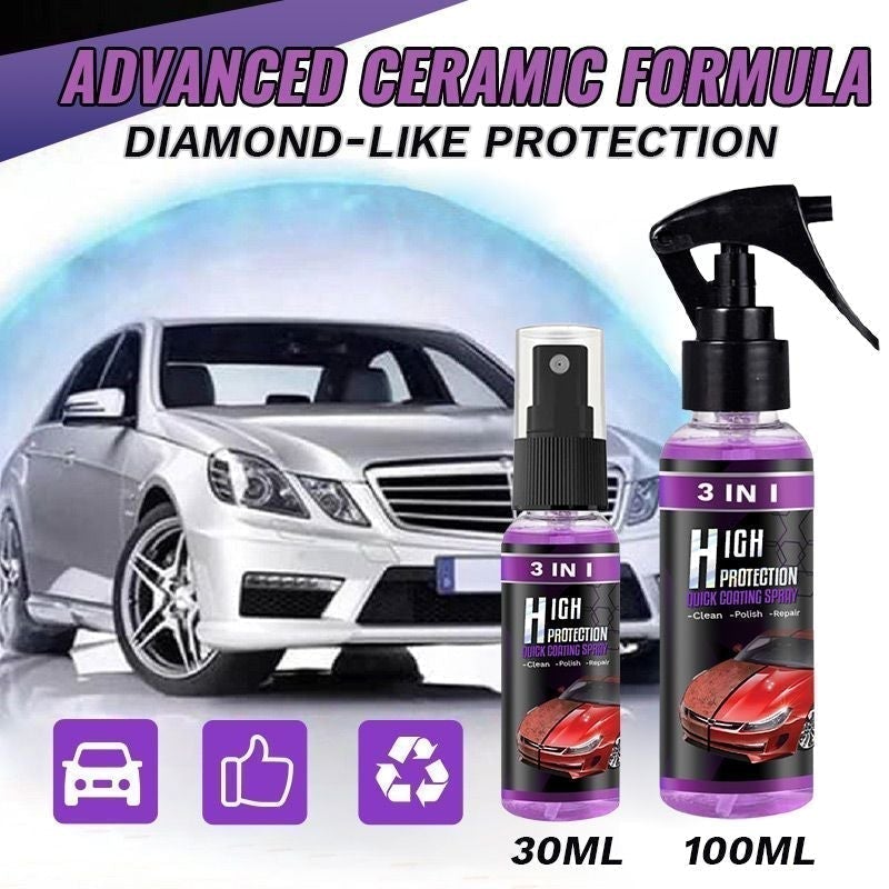 1+1 GRATIS | Auto-Beschichtung Spray 3 in 1™ - Reinigen, Polieren und Reparieren!