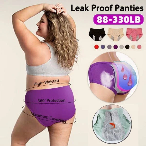 2+2 GRATIS | Leckdichtes Höschen mit Hoher Taille™ - Ganztägige Trockenheit und Selbstvertrauen