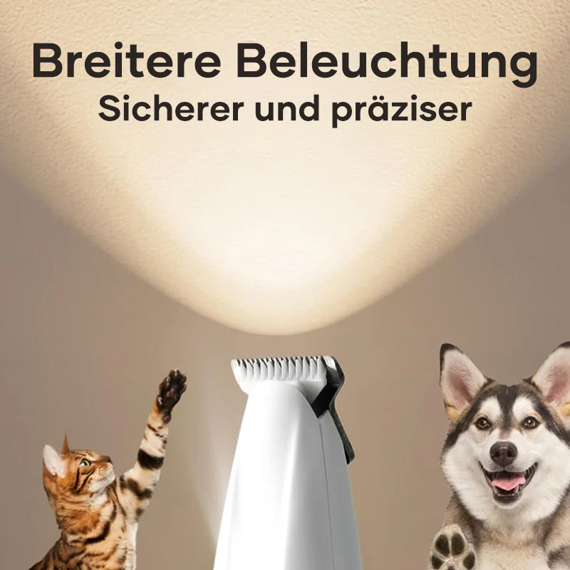 1+1 GRATIS | Haustierhaarschneider mit LED-Licht™ - Effiziente und stressfreie Fellpflege für Ihr Haustier!