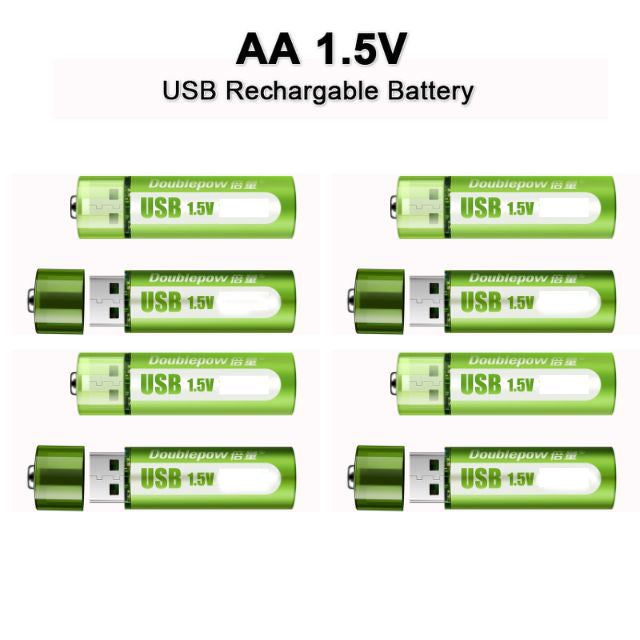 Wiederaufladbare USB-Batterie™ - Ihre Batterien, immer einsatzbereit!