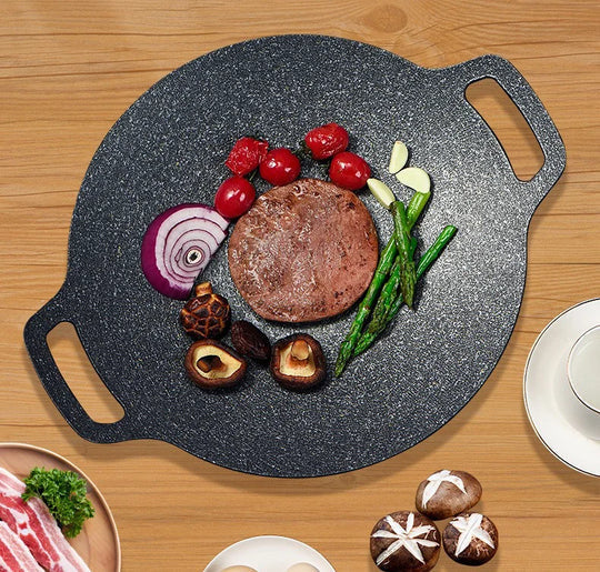 GrillXpert™ - Antihaft-Grillpfanne aus Steingut