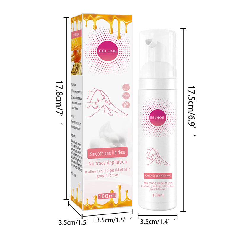 1+1 GRATIS | Honig Mousse Haarentfernungsspray™ - Für makellose und haarfreie Haut!