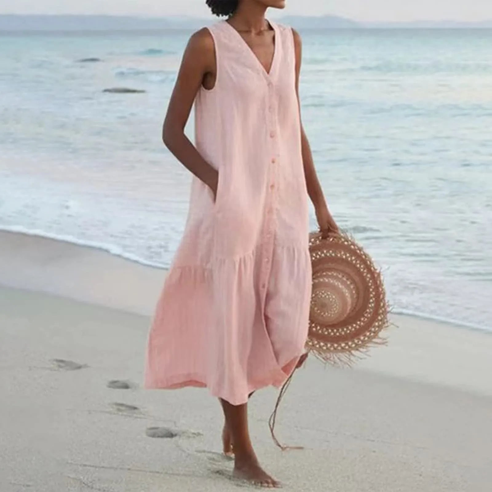 Lena | Premium-Kleid mit V-Ausschnitt