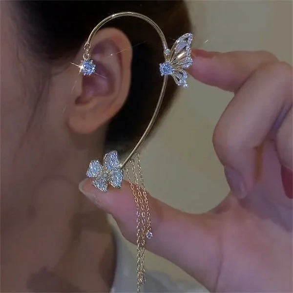 1 Set | GemstoneBeauties™ Schmetterling Zirkon Ohrringe (50% Rabatt)