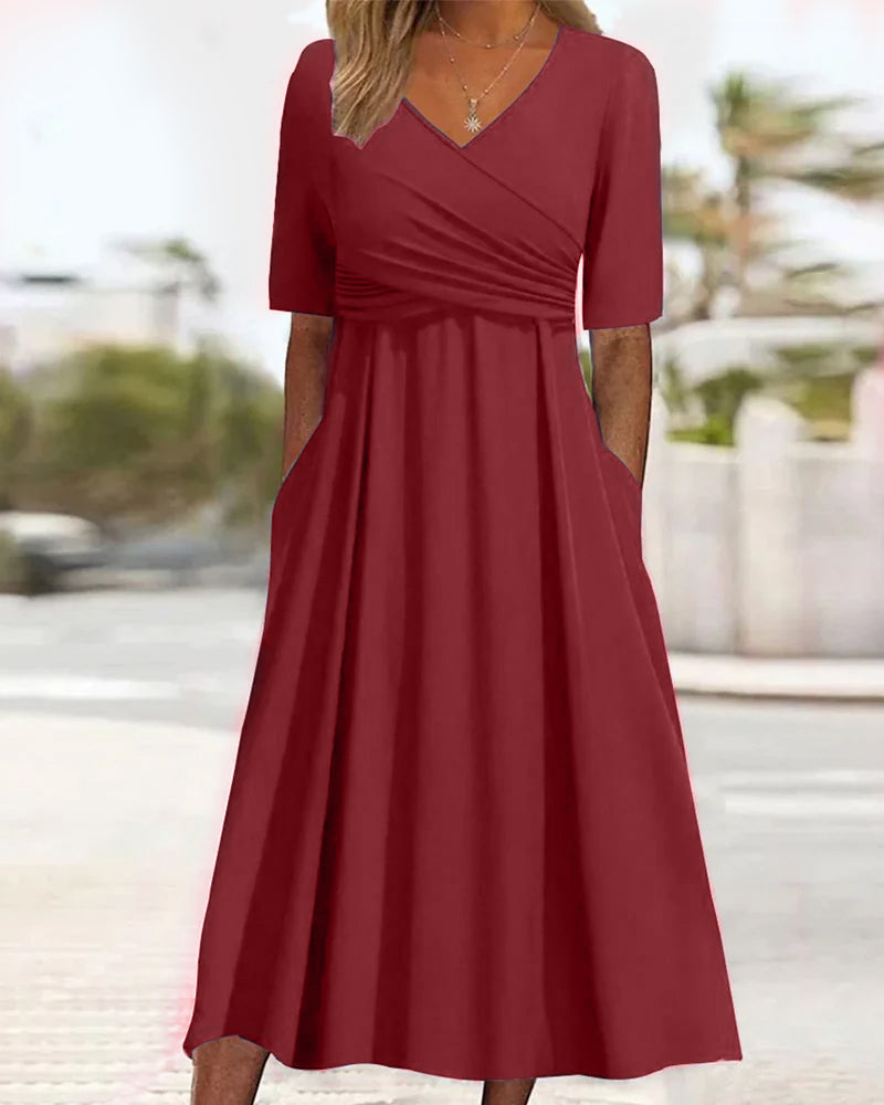 Jasmine | Crossover Midikleid