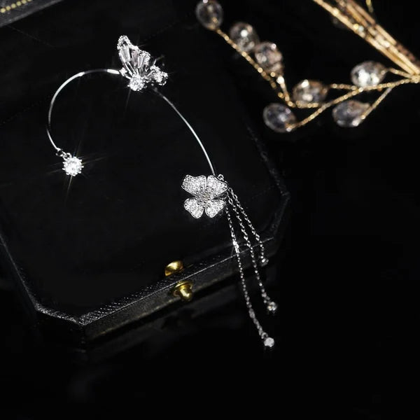 1 Set | GemstoneBeauties™ Schmetterling Zirkon Ohrringe (50% Rabatt)