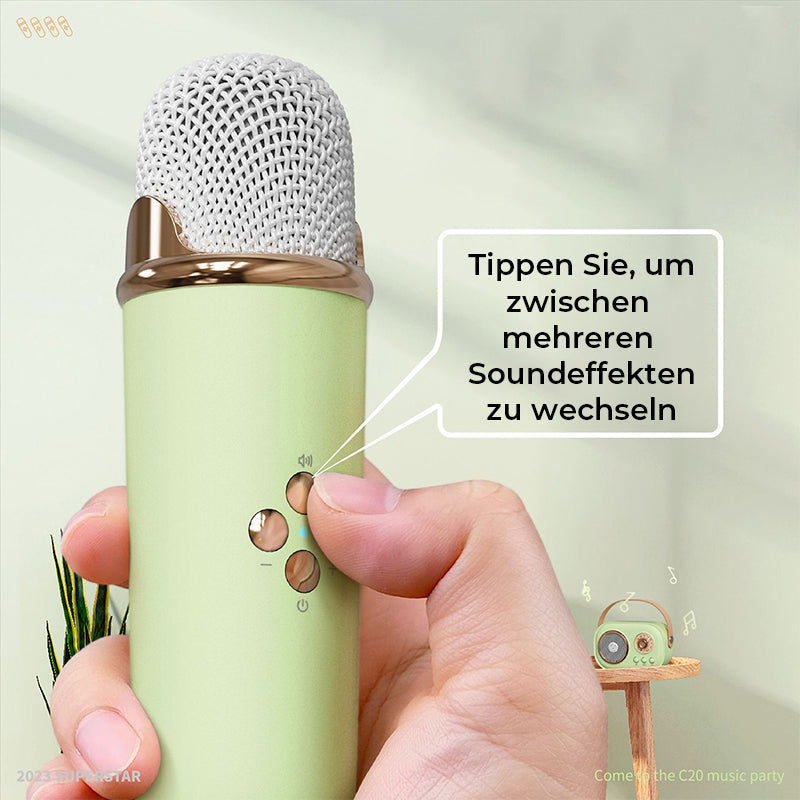 SoundPro™ - Tragbarer Bluetooth-Lautsprecher mit kabellosem Mikrofon