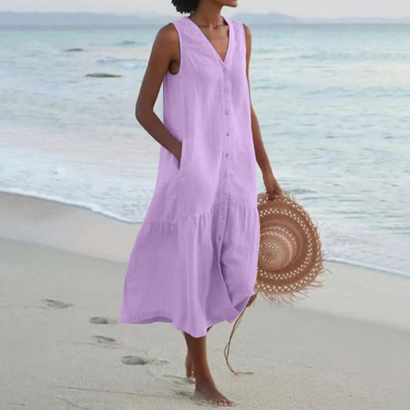 Lena | Premium-Kleid mit V-Ausschnitt