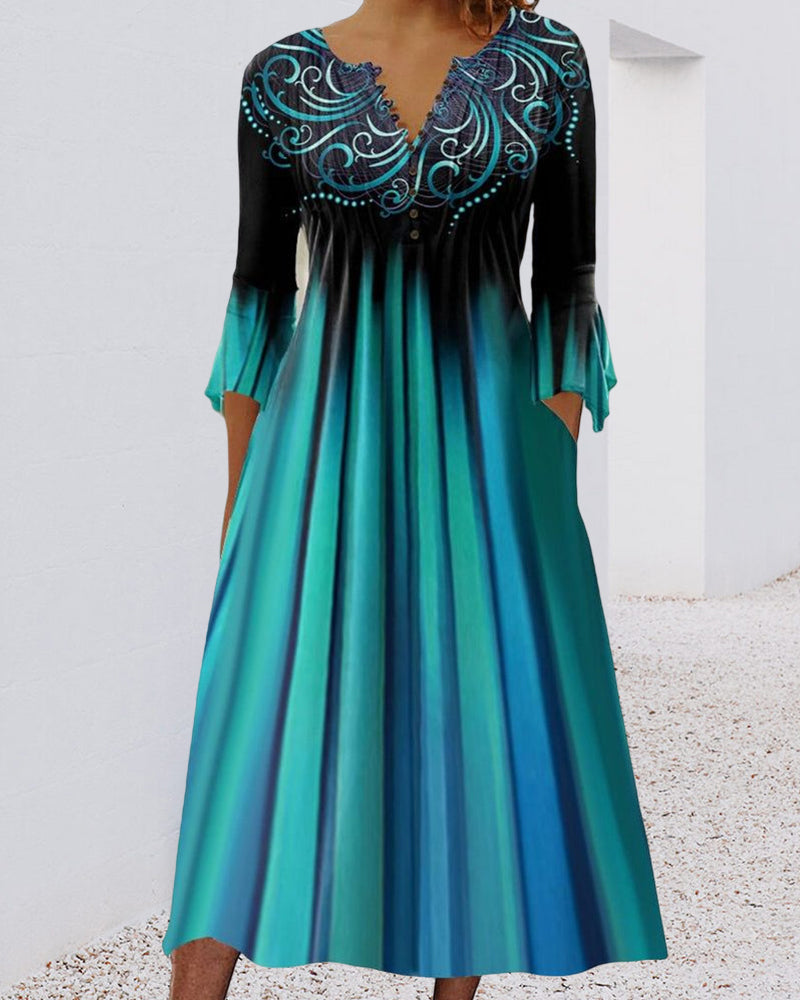 Elowen | Kleid mit V-Ausschnitt