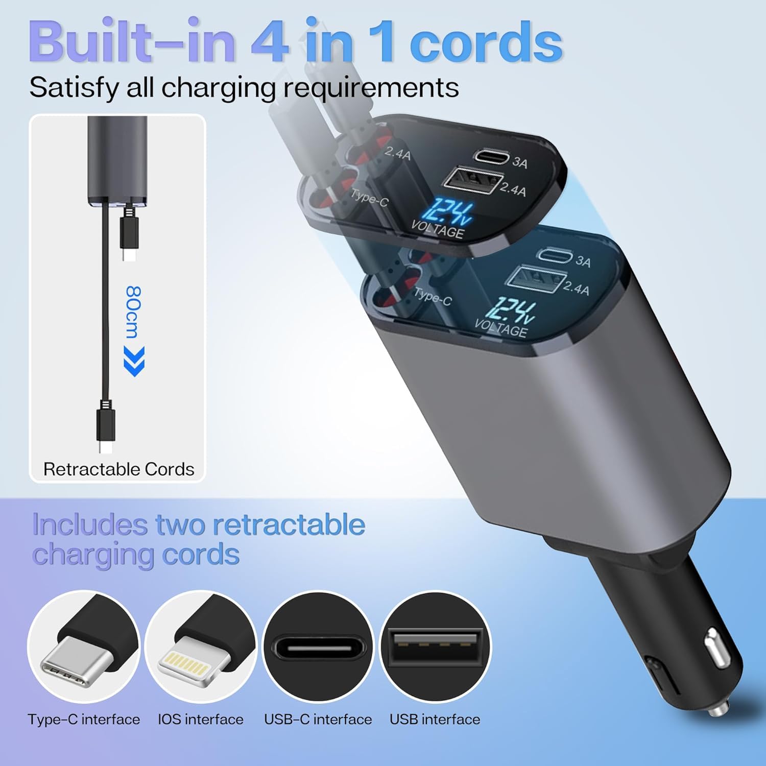 ChargerZap™ - Ultimativer 4-in-1-Autolade-Begleiter