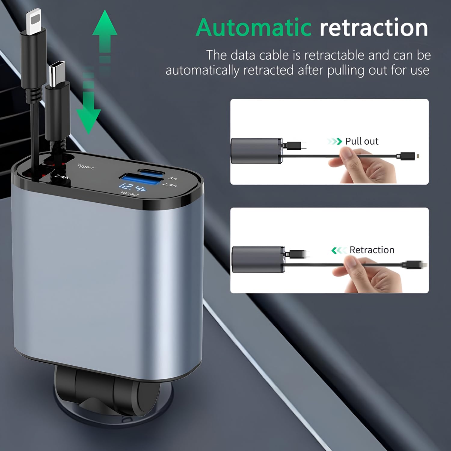 ChargerZap™ - Ultimativer 4-in-1-Autolade-Begleiter