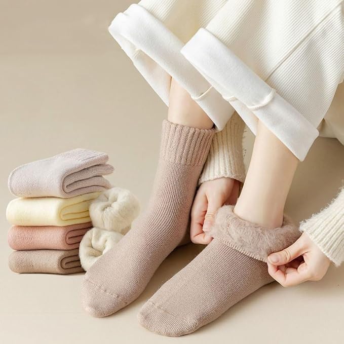 2+1 GRATIS | Kuschelige Unisex-Winter-Thermosocken aus Samt™ - Halten Sie Ihre Füße warm und stilvoll