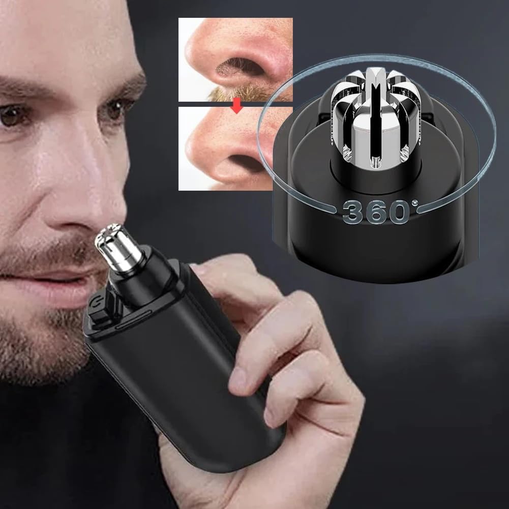 NoseGroomer™ - Elektrischer Nasenhaartrimmer für sicheres und bequemes Trimmen!