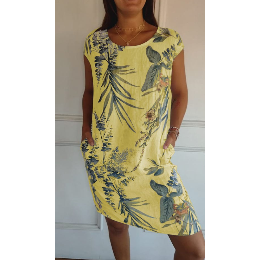 Margarita | Bequemes Kleid mit Rundhalsausschnitt