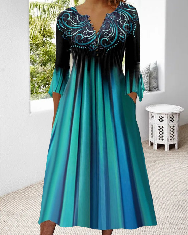 Elowen | Kleid mit V-Ausschnitt