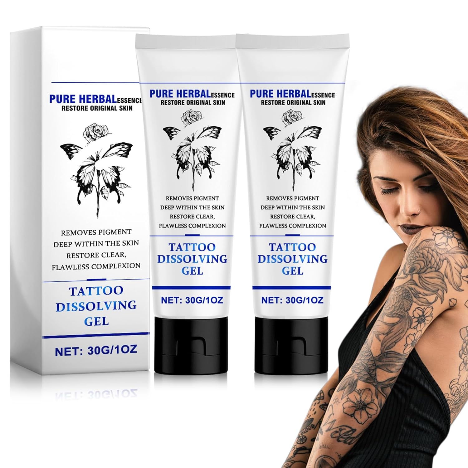 1+1 GRATIS | FadeAway™ - Mühelose Tattoo-Entfernung für eine saubere Weste!
