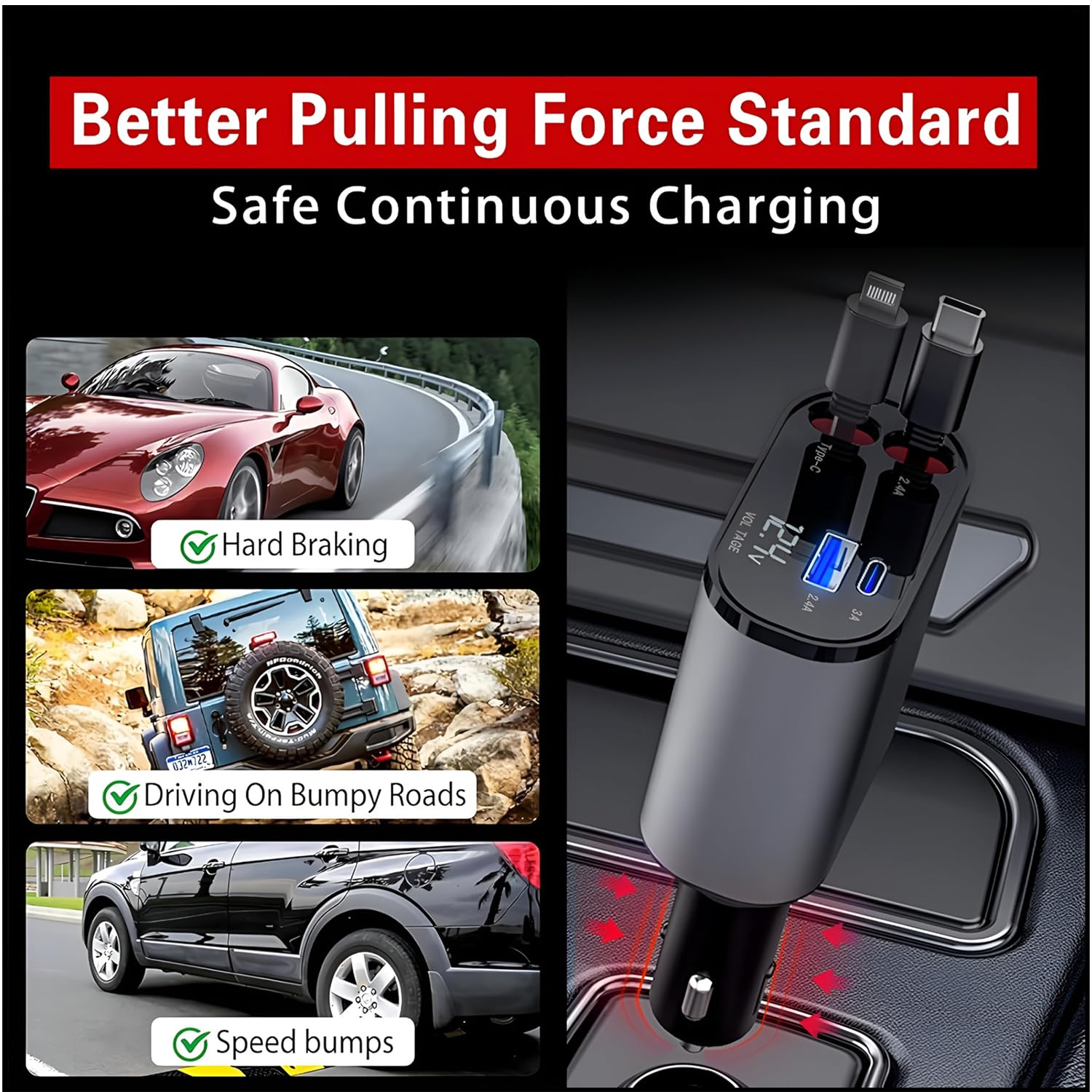 ChargerZap™ - Ultimativer 4-in-1-Autolade-Begleiter