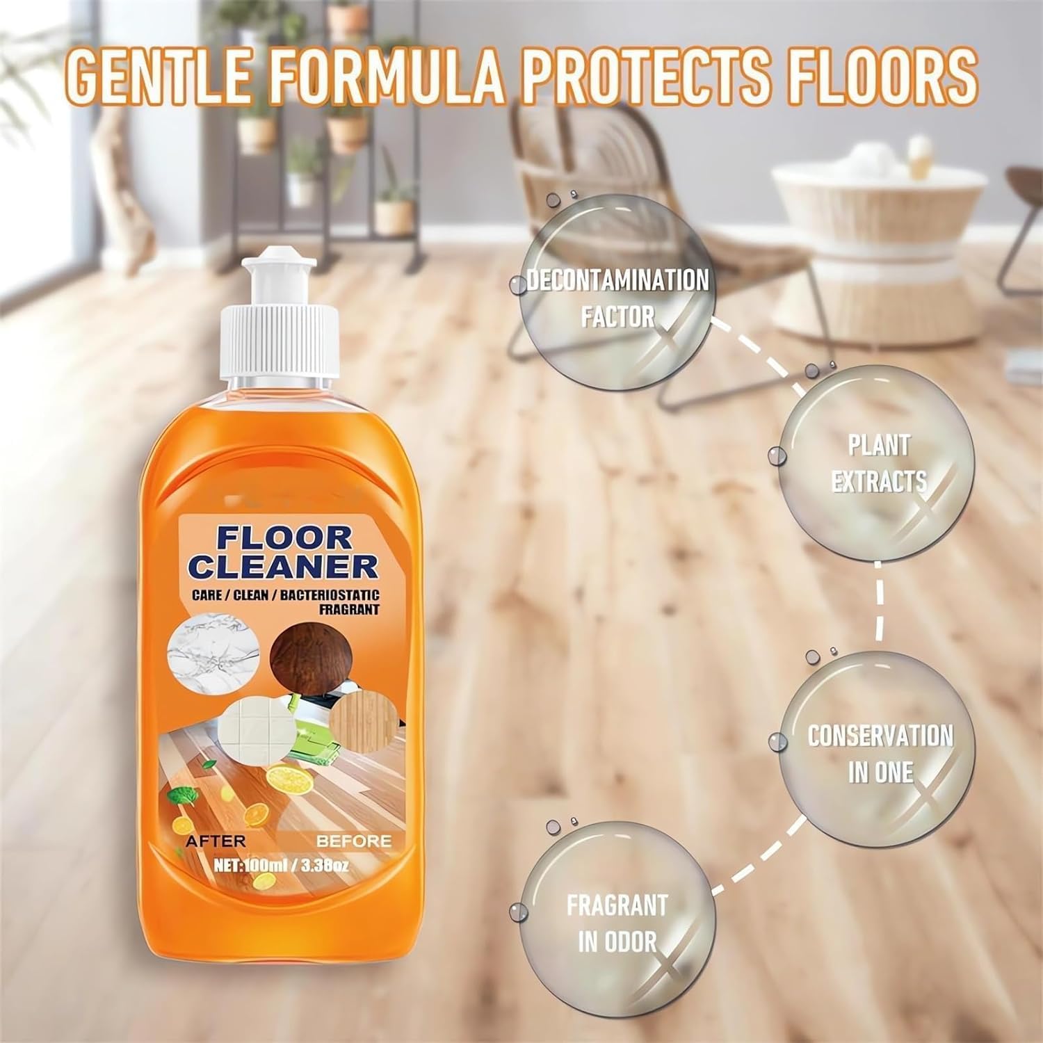 1+1 GRATIS | SparkleClean™ - Ultra-Powerful Floor Cleaner für maximalen Glanz!