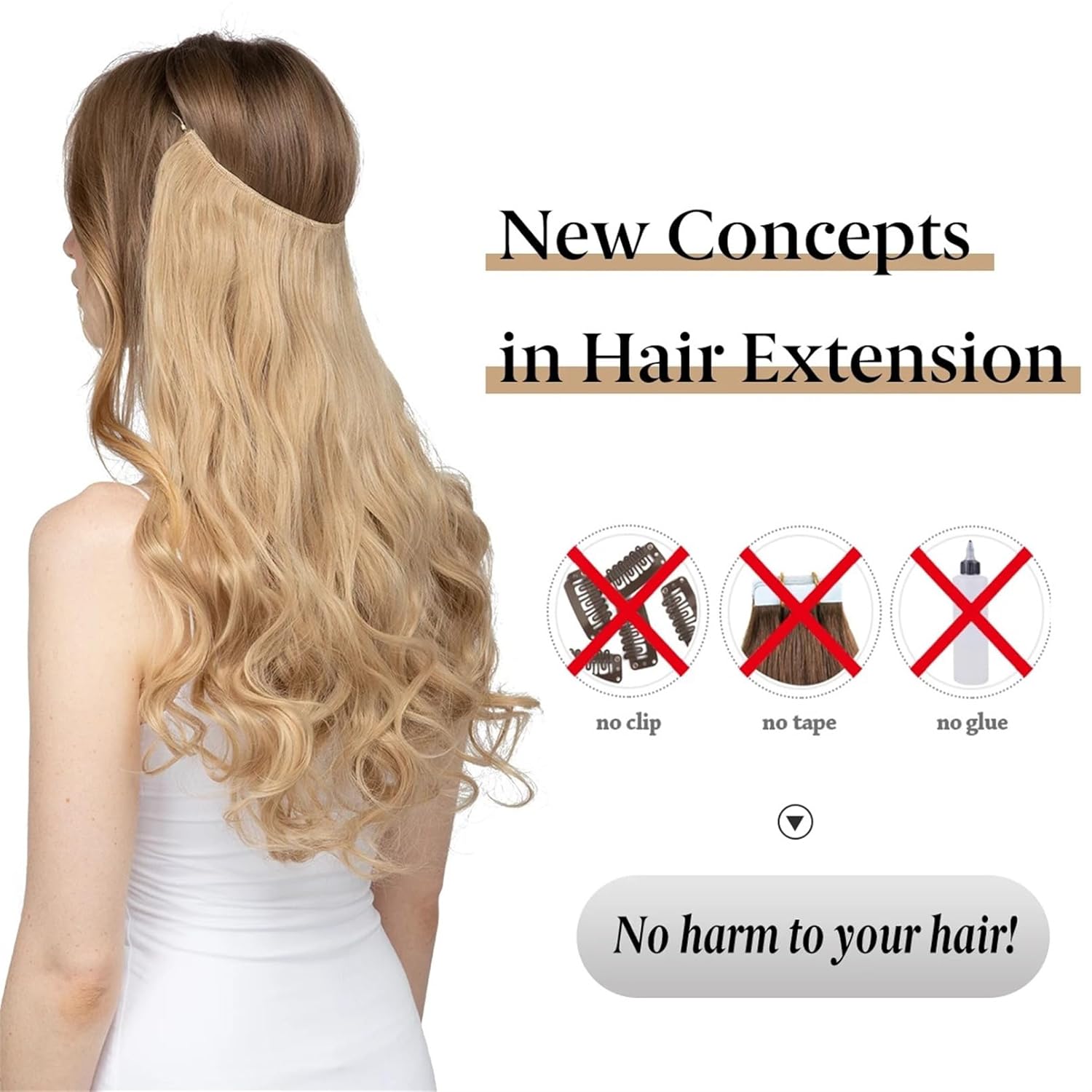 Magic Hair Extensions™ - Verwandeln Sie Ihr Aussehen im Handumdrehen!