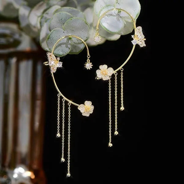 1 Set | GemstoneBeauties™ Schmetterling Zirkon Ohrringe (50% Rabatt)