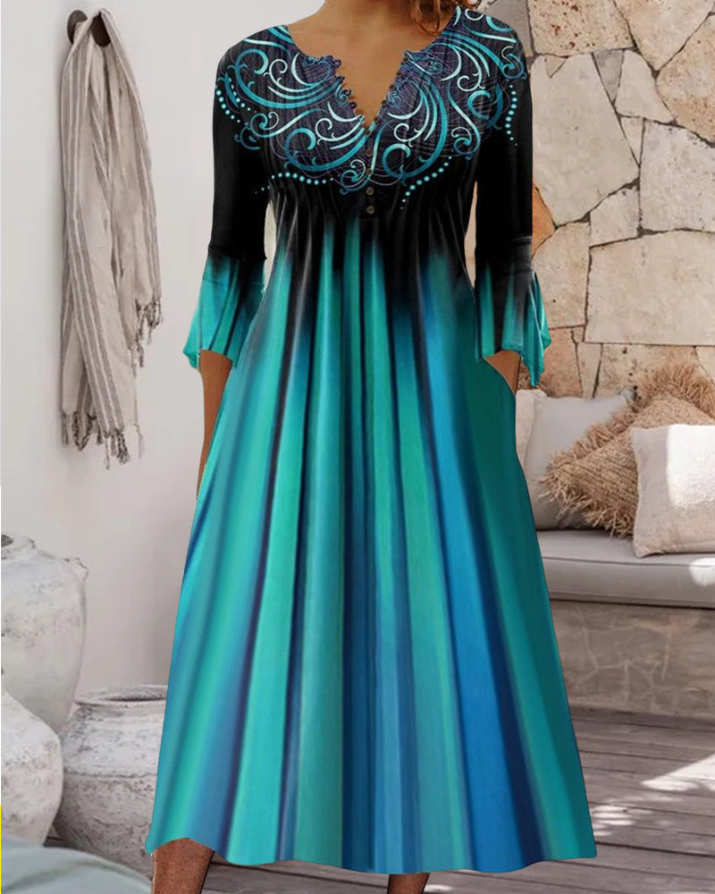 Elowen | Kleid mit V-Ausschnitt