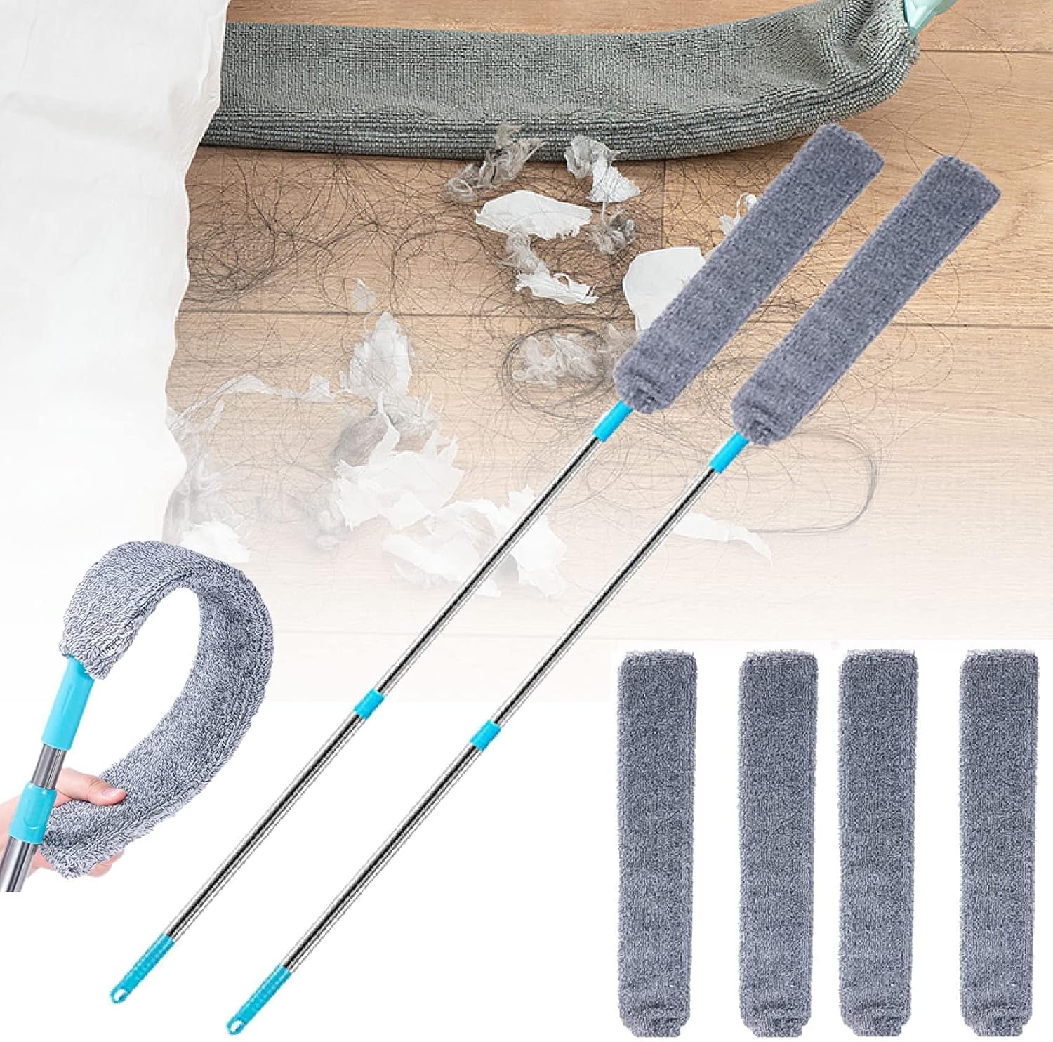 RetractableDuster™ - Reinigt Mühelos die Engsten und Schwer Zugänglichen Stellen