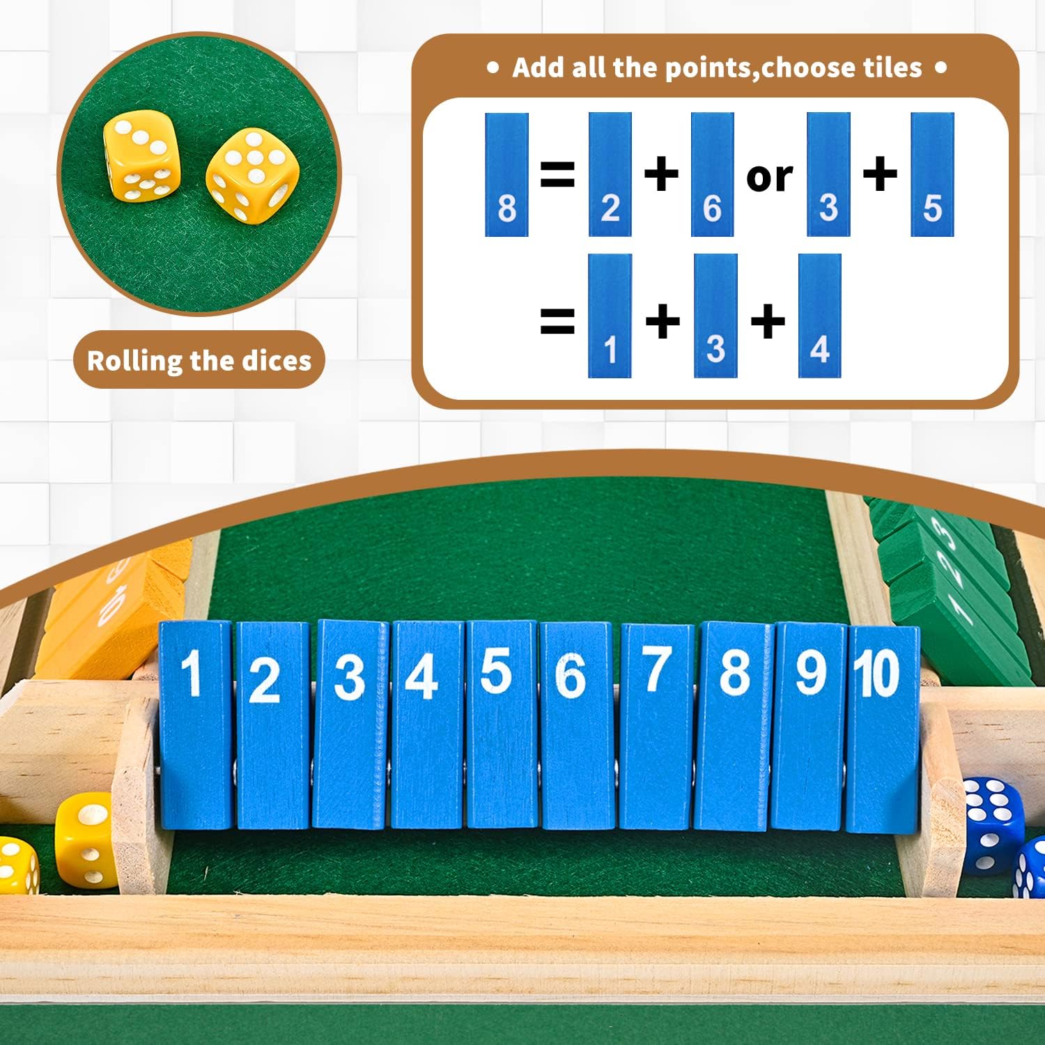 ShutTheBox™ - Interaktive Mathe-Brettspiele mit Spaßfaktor