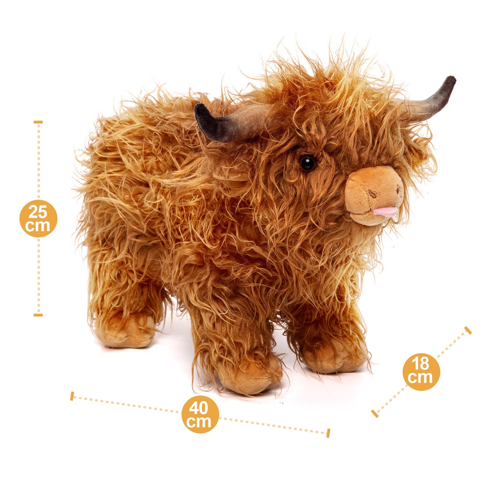 CuddleCoo™ – Realistisches Hochlandrind-Design