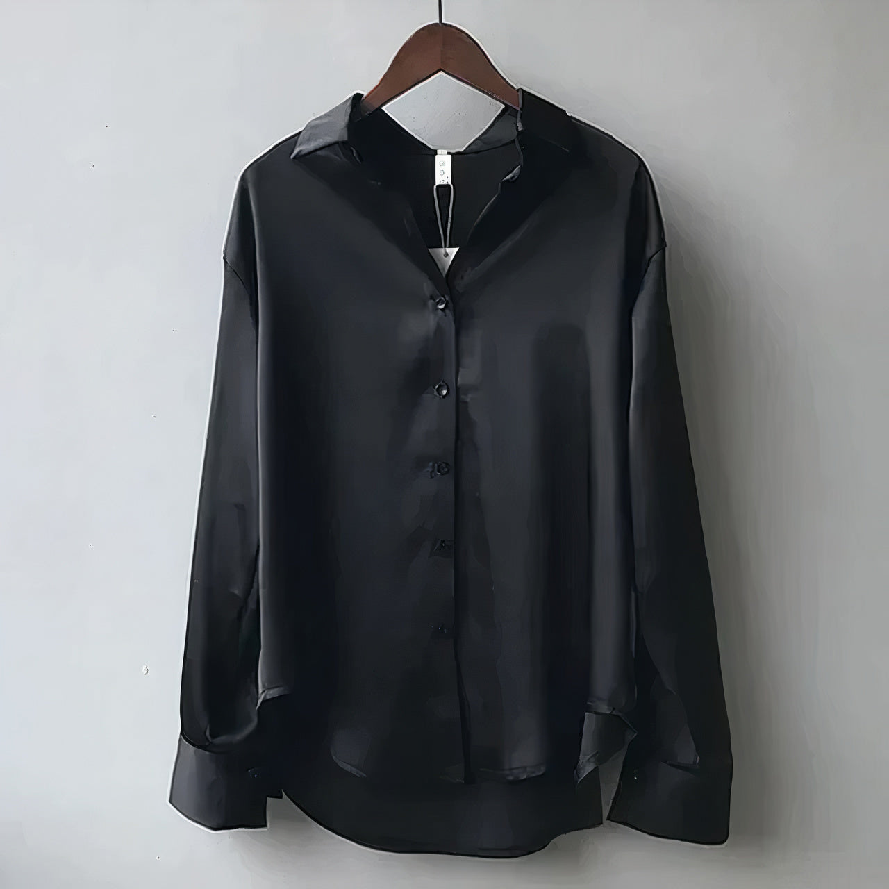 Elegante Satinbluse - Anja