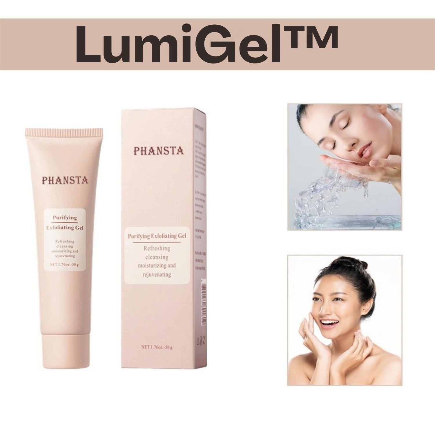 1+1 GRATIS | LumiGel™ Sanftes Peeling, keine Reizung