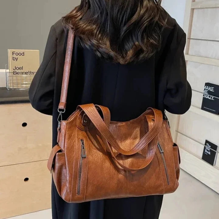 LuxeCarry™ - Erhöhen Sie Ihren Stil mit unserer luxuriösen Tote Bag aus Leder