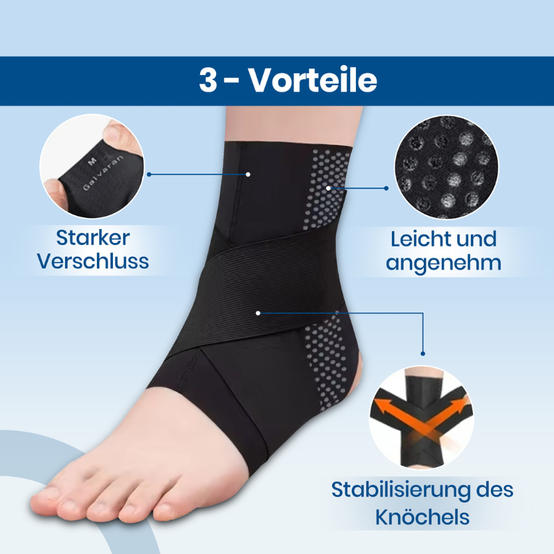 ActiveGuard™ Knöchelbandage - Bleiben Sie aktiv und geschützt für ununterbrochene Leistung!